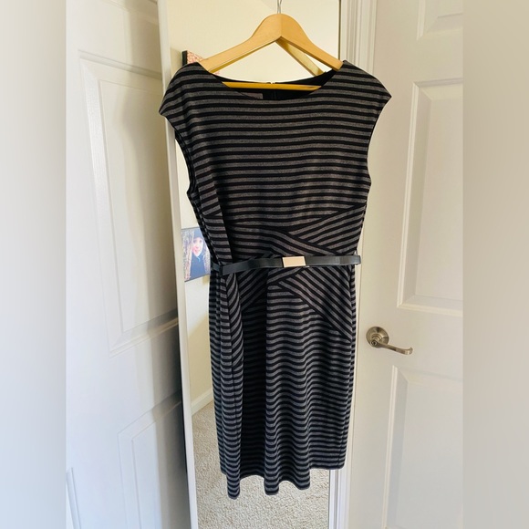 Size 10(US) Black\Grey dress in stretch fabric - Picture 1 of 4